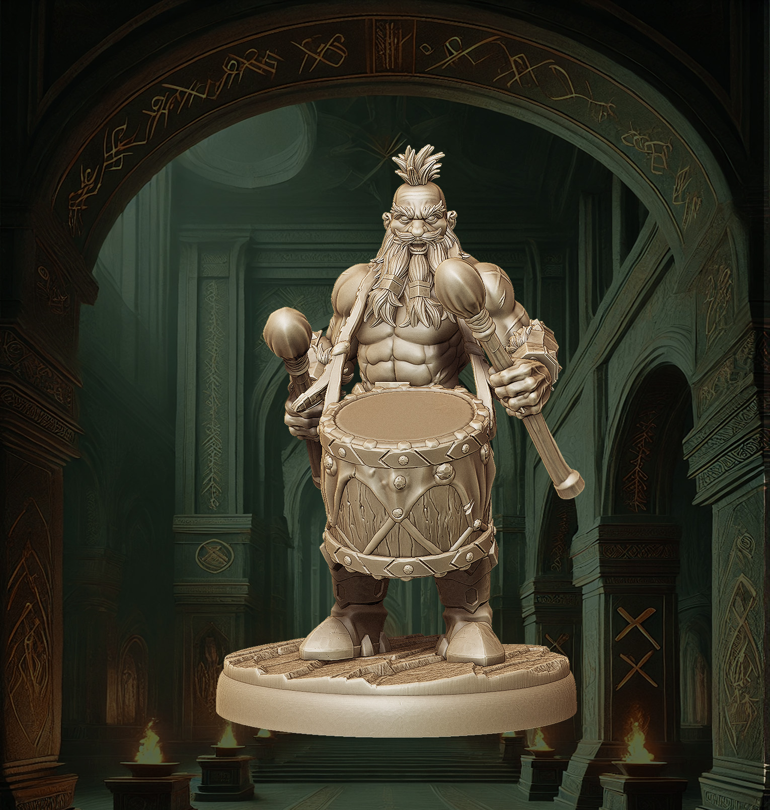 Berserker, Tambour